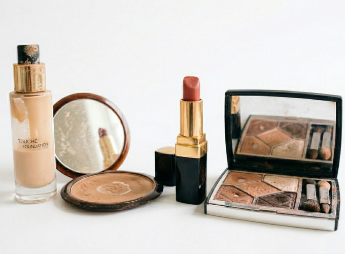 使いかけの化粧品